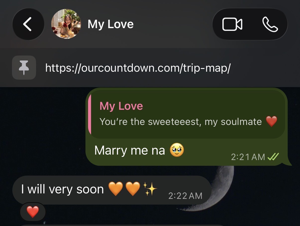 marry me soon